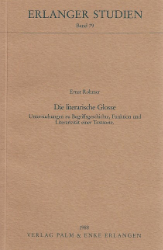 Die literarische Glosse