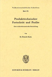 Produkttechnischer Fortschritt und Profite
