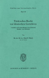 Türkisches Recht vor deutschen Gerichten