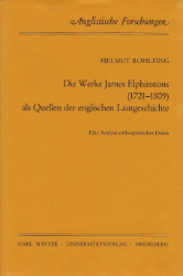 Die Werke James Elphinstons (1721-1809)
