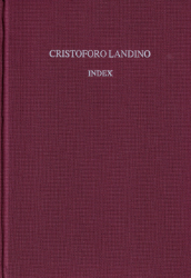 Cristoforo Landino. Index