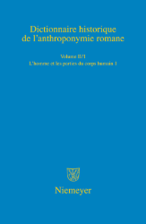 Dictionnaire historique de l'anthroponymie romane Patronymica Romanica (PatRom)