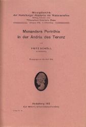 Menanders Perinthia in der Andria des Terenz