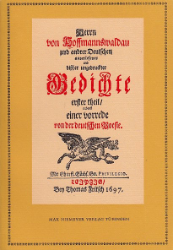 Herrn von Hoffmannswaldau und andrer Deutschen auserlesener und bißher ungedruckter Gedichte. Erster Theil