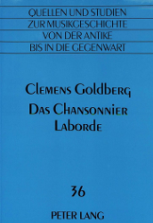Das Chansonnier Laborde - Goldberg, Clemens