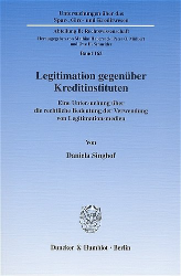 Legitimation gegenüber Kreditinstituten