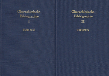 Oberschlesische Bibliographie [1680-1935]