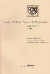 Friedrich der Große und die preußische Königskrönung von 1701