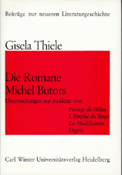 Die Romane Michel Butors