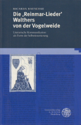 Buchcover Die 'Reinmar-Lieder' Walthers von der Vogelweide