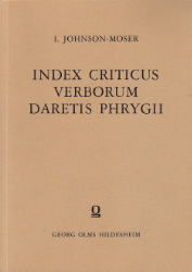 Index criticus verborum Daretis Phrygii