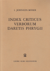 Index Criticus Verborum Daretis Phrygii