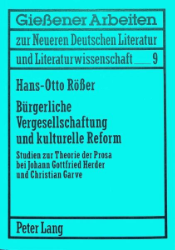 Bürgerliche Vergesellschaftung und kulturelle Reform