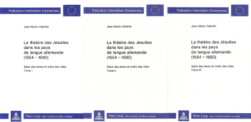 Le théâtre des Jésuites dans les pays de langue allemande (1554-1680)