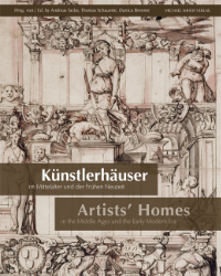 Buchcover Künstlerhäuser im Mittelalter und der frühen Neuzeit/Artists' homes in the ...
