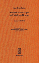 Berliner Manuskripte und Viadrina-Drucke