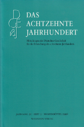 Das 18. Jahrhundert. Jahrgang 20, Heft 2