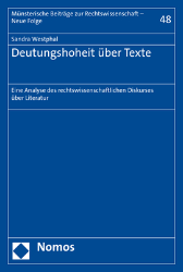 Deutungshoheit über Texte