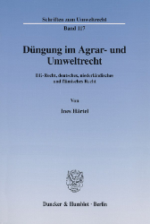 Düngung im Agrar- und Umweltrecht