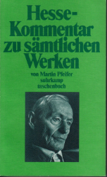 Hesse-Kommentar zu sämtlichen Werken