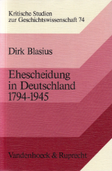 Ehescheidung in Deutschland 1794-1945