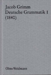 Deutsche Grammatik. Erster Theil, dritte Ausgabe (1840)