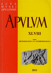 Apulum, series Archaeologica et Anthropologica, Band XLVIII (2011)