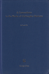 A Concordance to the Works of Christopher Marlowe
