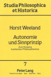 Autonomie und Sinnprinzip