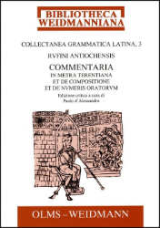 Commentaria in metra Terentiana et de compositione et de numeris oratorum