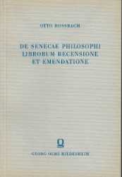 De Senecae Philosophi librorum recensione et emendatione