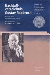 Nachlaßverzeichnis Gustav Radbruch (1878-1949)