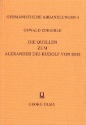 Die Quellen zum Alexander des Rudolf von Ems