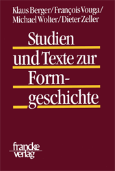 Studien und Texte zur Formgeschichte