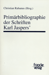 Primärbibliographie der Schriften Karl Jaspers'