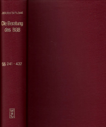 Recht der Schuldverhältnisse I. §§ 241 bis 432