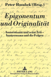 Epigonentum und Originalität