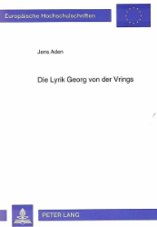 Die Lyrik Georg von der Vrings