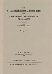 Die Bilderhandschriften der Universitätsbibliothek Erlangen
