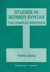 Studies in Berber syntax - Sadiqi, Fatima