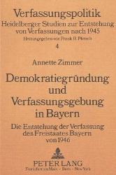 Demokratiegründung und Verfassungsgebung in Bayern