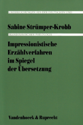 Impressionistische Erzählverfahren im Spiegel der Übersetzung