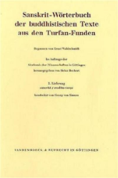 Sanskrit-Wörterbuch der buddhistischen Texte aus den Turfan-Funden. 2. Lieferung