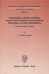 Marktmäßige Auslandsverschuldung von souveränen Schuldnern und ökonomische Entwicklung von Entwicklungsländern