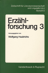 Erzählforschung. Theorien, Modelle und Methoden der Narrativik. Band 3