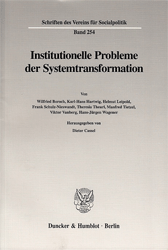 Institutionelle Probleme der Systemtransformation