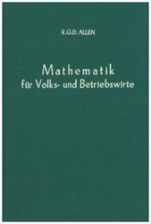 Mathematik für Volks- und Betriebswirte