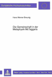 Die Gemeinschaft in der Metaphysik McTaggarts