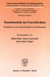 Buchcover: Staatshandeln im Umweltschutz