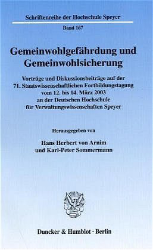 Gemeinwohlgefährdung und Gemeinwohlsicherung